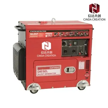 6.6kVA 8KW Silent Diesel Generator Set Diesel Engine with Soundproof Enclosure