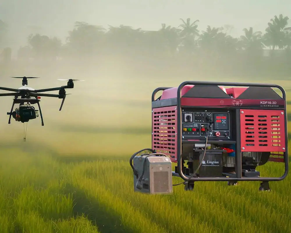 New trend in the generator industry: combined with drones and generators