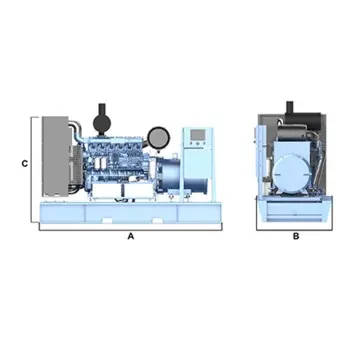 Prp30kw/38kVA, 400V/230V, 50Hz, Open Frame Large Generator Sets, Weichai WPG41F1