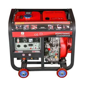 Reliable KDF6700WE Electric Welding Diesel Generator Set Protable