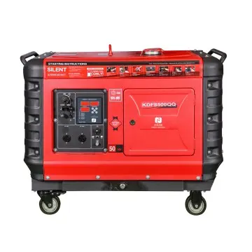 Super quiet generator set Powerful engine Stable output  6.9KVA  7.5KVA